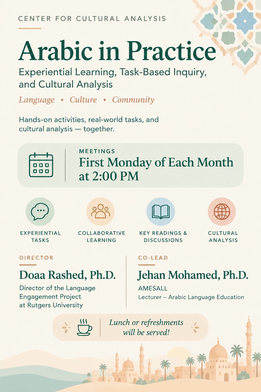 Arabic in Practice Working Group