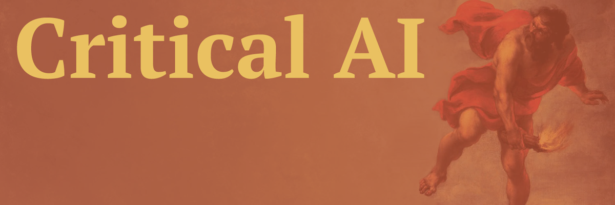 Critical AI web banner