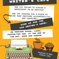CCA presents: Writer’s Café September 2026