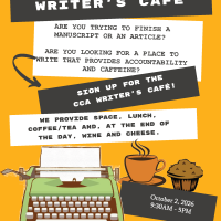 CCA presents: Writer’s Café October 2026